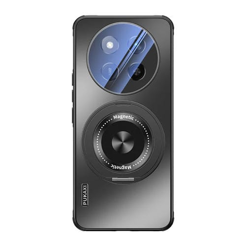 Estuche para Teléfono Honor X60 Pro con Soporte Magsafe y Película para Lente (Gris Grafito)