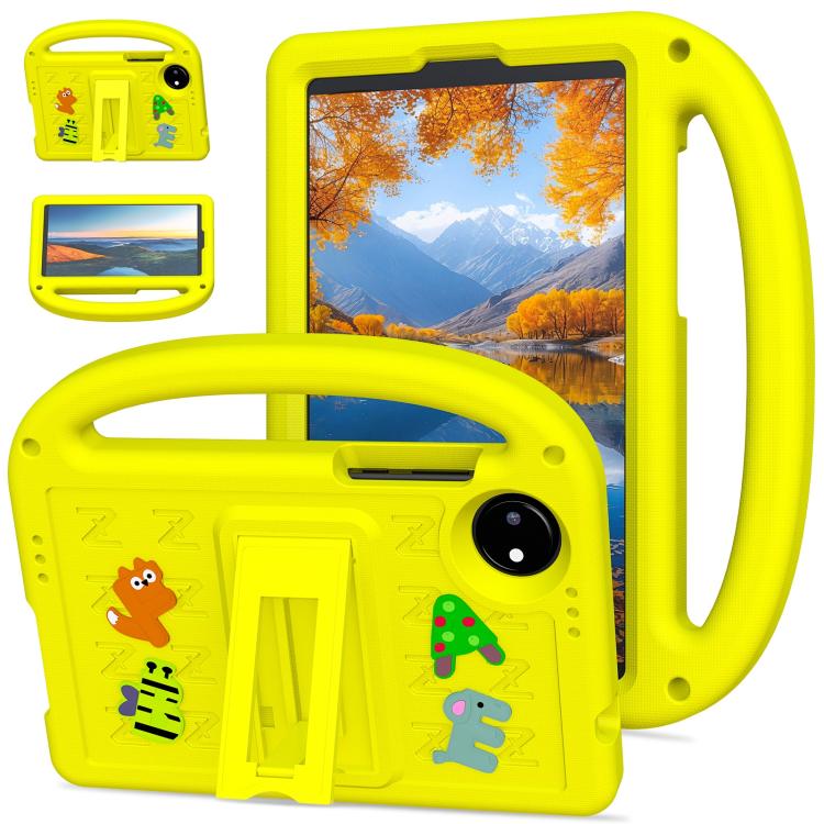 Funda a Prueba de Golpes Eva con Dibujos Animados de Sparrow para Xiaomi Pad 7 Pro (Amarilla)