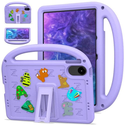 Funda de EVA a prueba de golpes para Xiaomi Redmi Pad 2 11 2025 con diseño de gorrión (morado taro)