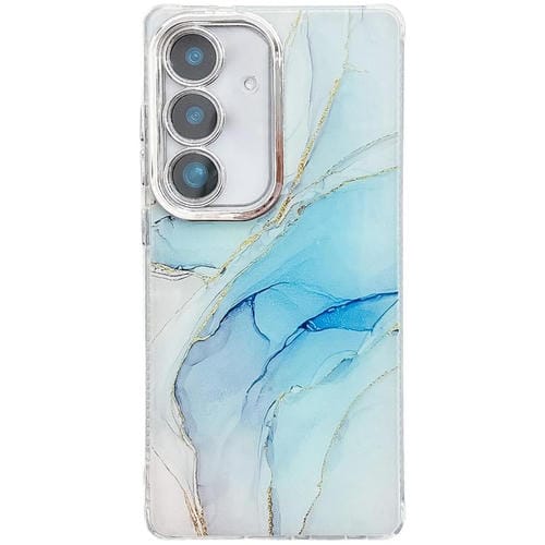 Funda para Teléfono Samsung Galaxy A25 5G Textura Mårmol Galvanizado (Azul Claro)