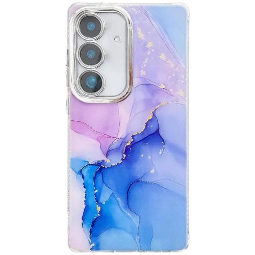 Funda para TelĂ©fono Samsung Galaxy A25 5G Textura MĂĄrmol Galvanizado (PĂșrpura Azul)