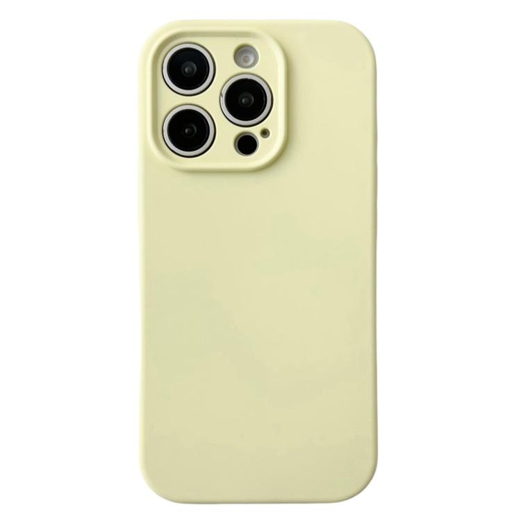 Funda híbrida TPU con Chip IC Magsafe para iPhone 16 Pro Max (Amarilla)