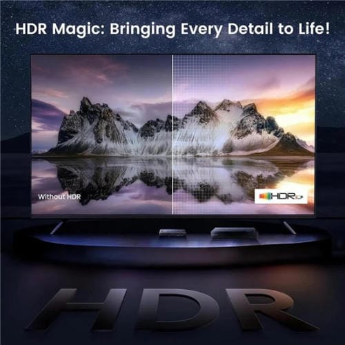 Adaptador HDMI Q8-4 4X1 con Control Remoto HDMI 2.1 8K 60Hz para Cine en Casa y Juegos (Enchufe EE.UU)