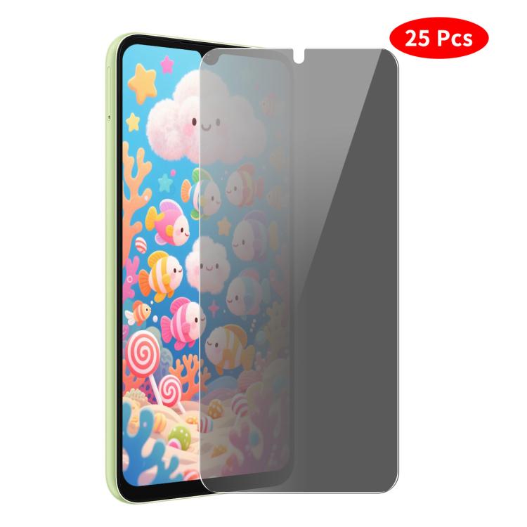 JUNSUNMAY - 25 protectores de pantalla de privacidad de vidrio templado para Samsung Galaxy A15 4G/5G