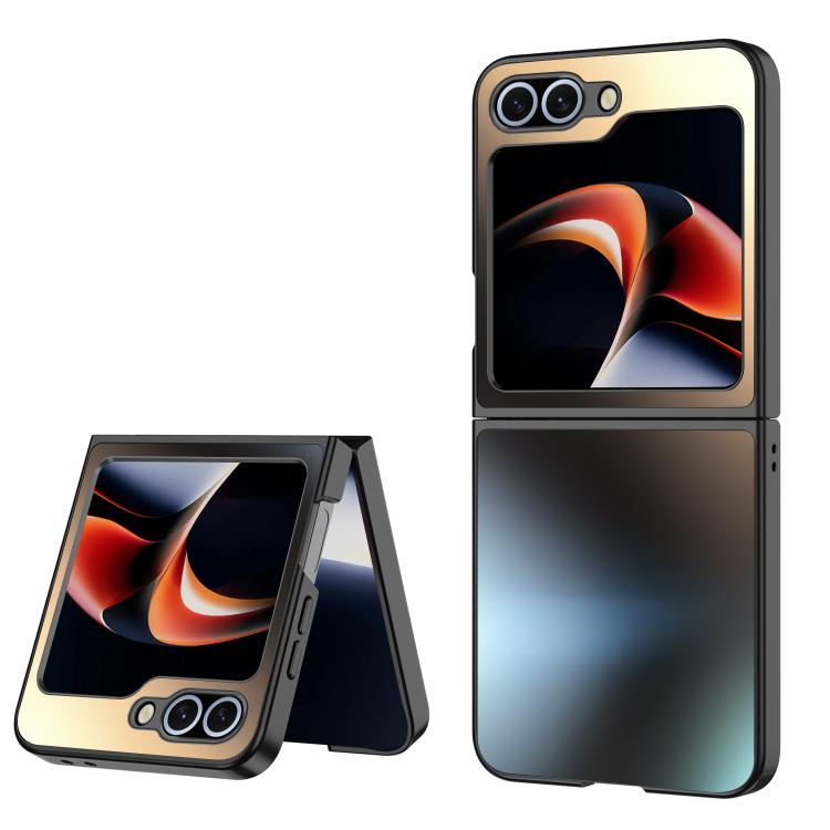 Funda plegable antigolpes con acabado esmerilado AG para Samsung Galaxy Z Flip5 5G (negra)