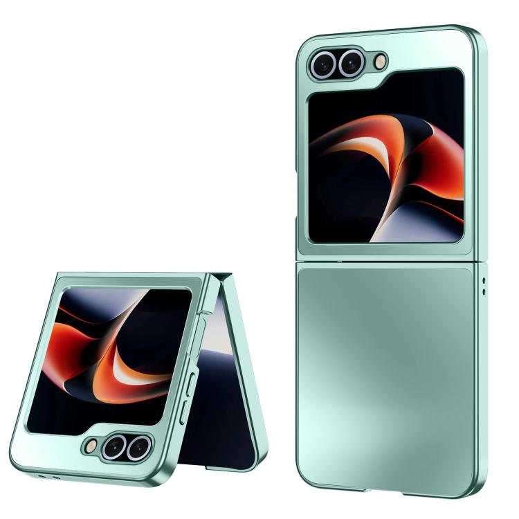 Funda plegable antigolpes con acabado esmerilado AG para Samsung Galaxy Z Flip5 5G (verde)