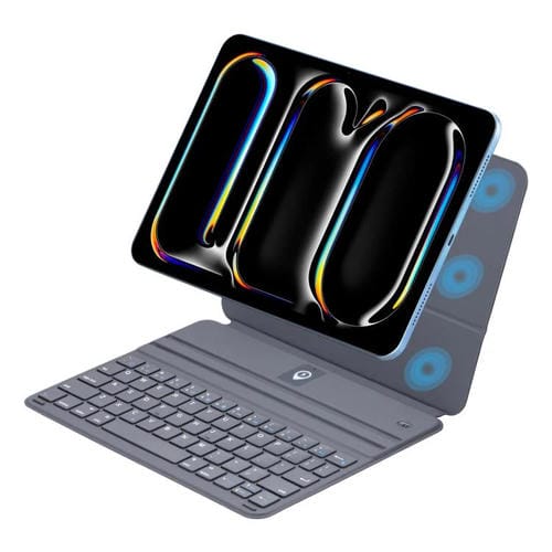 Funda protectora delgada con teclado magnético para iPad 2022