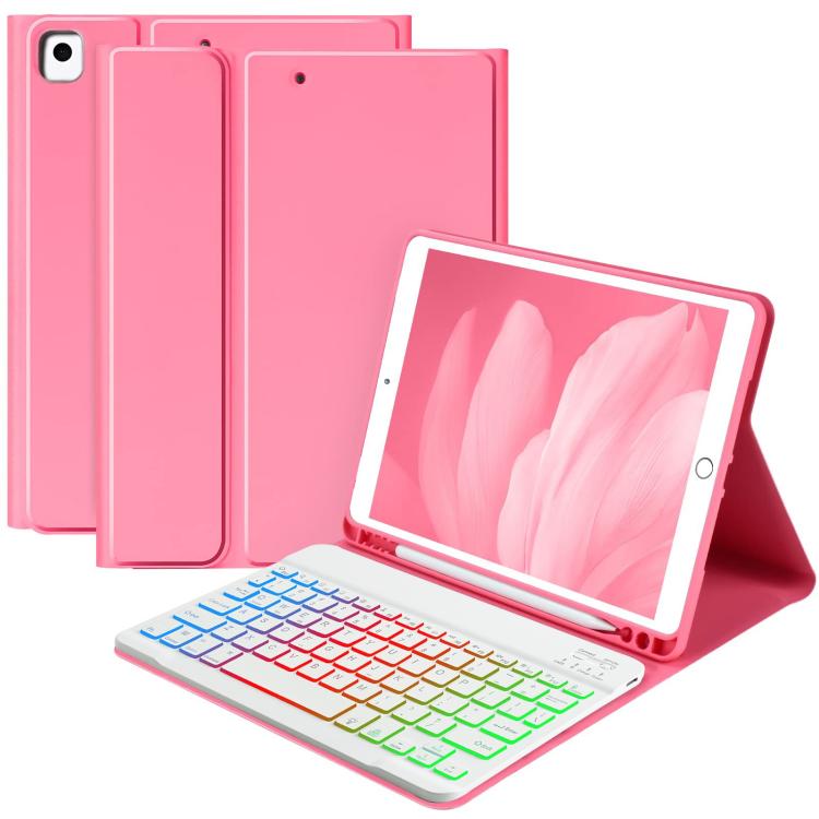 Funda magnética con teclado Bluetooth para iPad Pro 11 (2021/2022) (rojo begonia)
