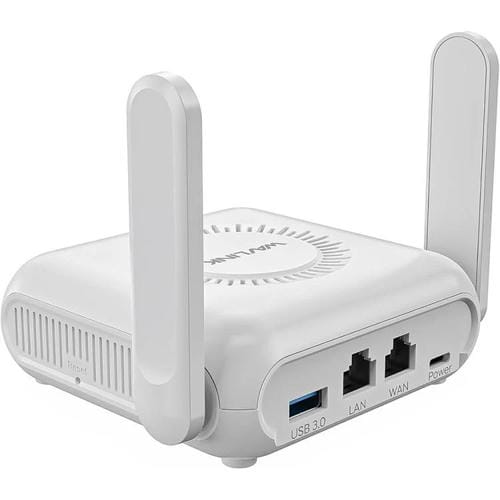 Enrutador de viaje WAVLINK WNT100X3 AX3000 160 MHz MU-MIMO OFDMA VPN doble banda WiFi 6 (Enchufe australiano)