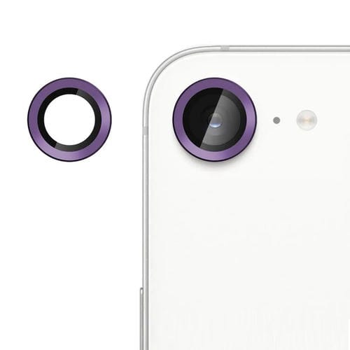 For iPhone 16e Kalebol No Flicker Ultra-Thin Individual Camera Lens Tempered Glass Film(Purple)