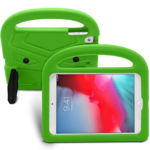 Carcasa Protectora para iPad Mini 5/4/3/2/1 Eva Anticaída Niños Estilo Gorrión (Verde)