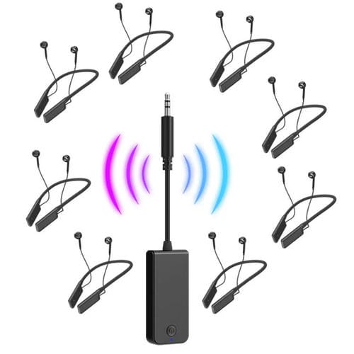 Auriculares inalámbricos para colgar en el cuello M001A Bluetooth 5.1 / 2.4G modo dual