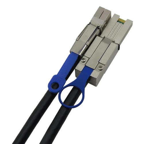 Cable para Disco Duro Externo Servidor Mini Sas HD Sff-8644 a 8088 26P de 2 Metros