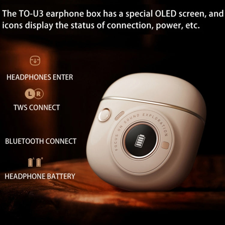 Auriculares Inalámbricos Deportivos Edifier To-U3 Plus Bluetooth Reducción de Ruido (Blanco)