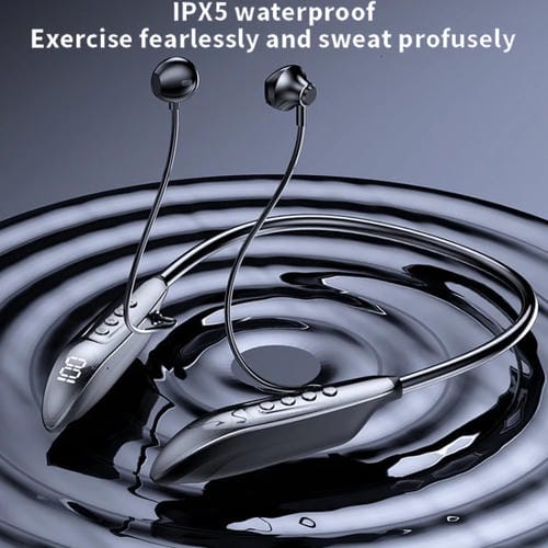 Auriculares Bluetooth M518P Para Correr Colgantes Cuello Modo Espera Prolongado (Azul)