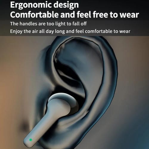 Auriculares inalámbricos Bluetooth con pantalla táctil a color inteligente (Blanco)