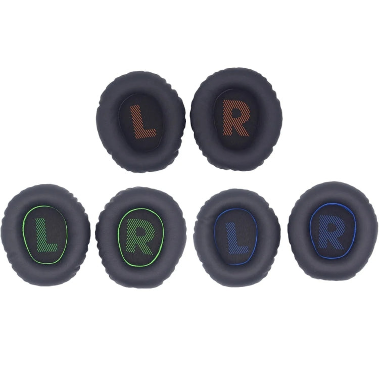 Protectores de Oídos esponja cuero para Auriculares JBL Quantum 350/360 (Naranja)