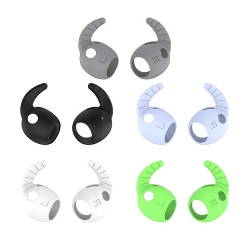5 Pares Tapones de Silicona con Tapa Antipolvo y Asa para Auriculares Bluetooth Samsung Galaxy Buds 3 Pro (E29-5)