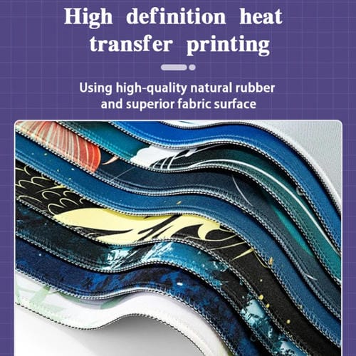 Alfombrilla de Ratón Big Wave 300 x 700 x 3 mm Goma Antideslizante para Juegos (N.º 25)