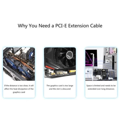 Cable de Extensión Interfaz PCI-E a X1 Ssu 1,5 Metros