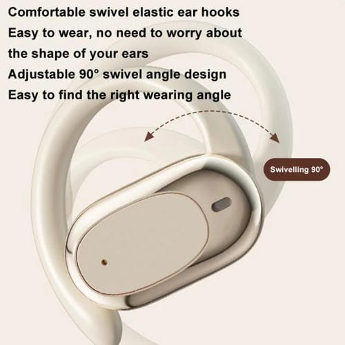 Auriculares inalámbricos Bluetooth con reducción de ruido y conducción ósea (Negros)