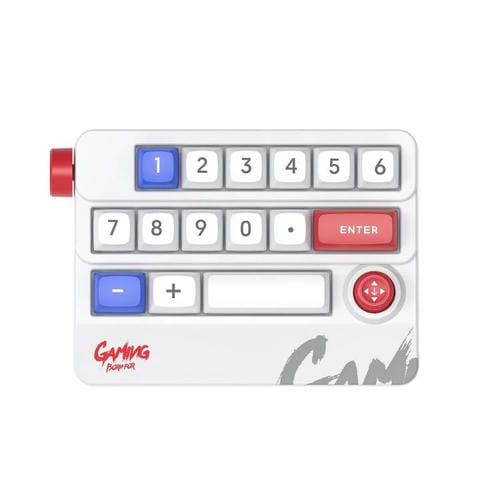 Teclado Mecánico con Cable RGB Intercambiable en Caliente Perilla Basculante Programación Macro para Juegos (Blanco)