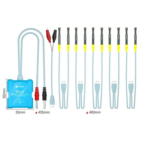 Cable de Alimentación 5 V Sunshine iBoot B Android Herramienta Reparación Phones Móviles Arranque Prueba Energía Batería