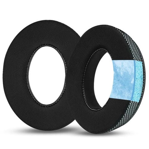 Almohadillas de Gel para Auriculares Bose QC35 QC45 QC25 con Funda de Esponja (Rojo Azul)