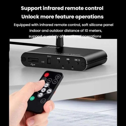 Adaptador de Audio Aux Bluetooth 5.4 2 en 1