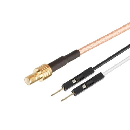 Cable Adaptador de Extensión de Prueba RF SMB Macho a Doble Dupont Macho RG316 1 Metro