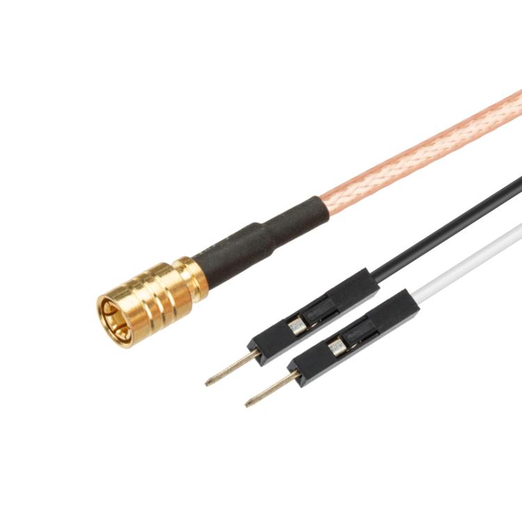 Cable Adaptador Extensión Prueba RF SMB Hembra a Macho Doble Dupont RG316 0,3 m