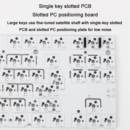 Teclado Mecánico Inalámbrico Bluetooth Ajazz Ak870 Trimodo para Juegos con Interruptores En Caliente Personalizados y RGB (Flying Fish Axis Blue Gradient)