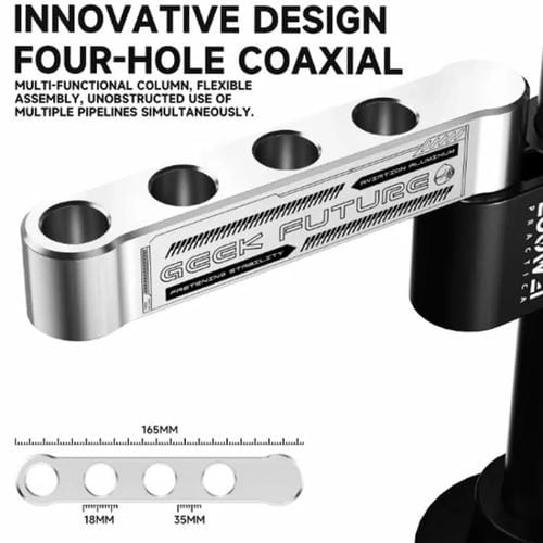 Luowei GK01 Short Arm 32mm Microscope with Universal Metal Swinging Arm 360° Stacking Elevation Fixed Support Repair Inspection Single Arm