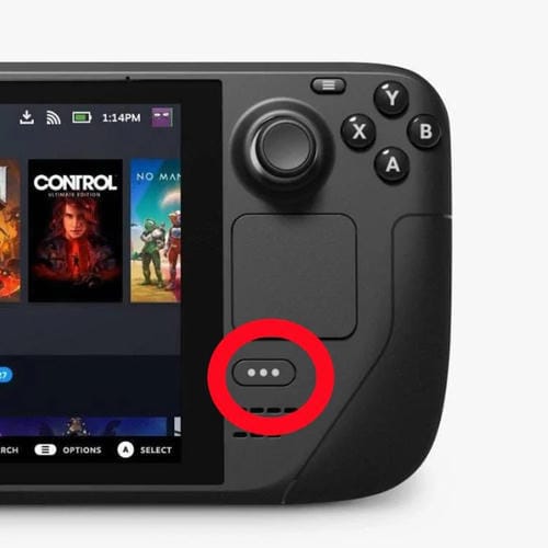 Botão Início Palm Steam Deck Interruptor de Movimento (Botão Início)