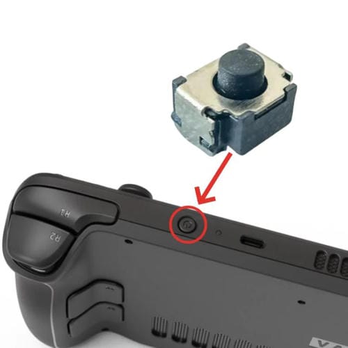 Ein- und Ausschalttasten Steam Deck Mikroschalter Ein- / Ausschalter Packung mit 10