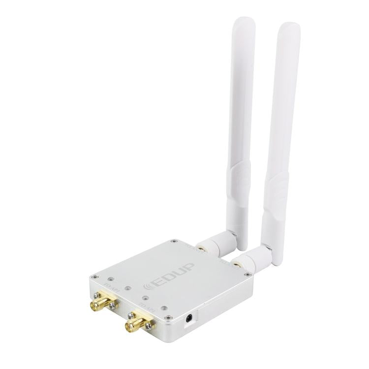 Amplificador de Señal WIFI Edup EP-AB023 2.4G+2.4G con Control Remoto y Doble Canal 4W