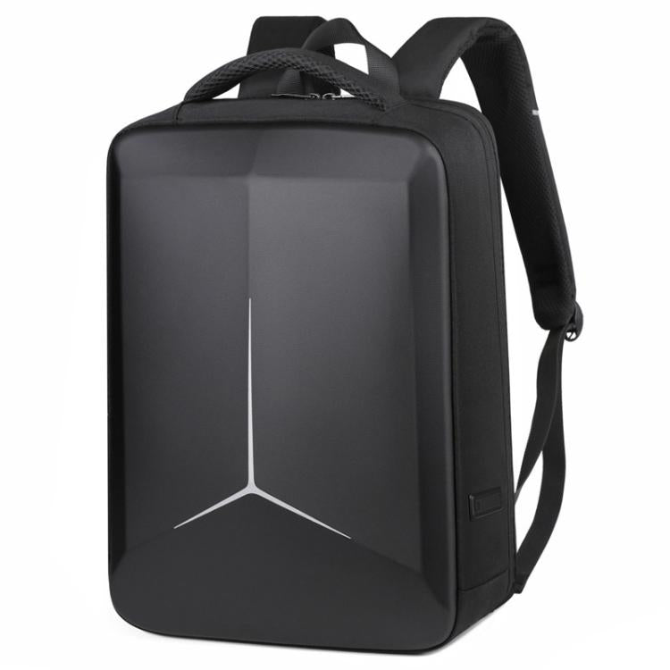 Mochila rígida portátil 17,3-18 pulgadas puertos USB y tipo C antirrobo viajes negocios (Negro)