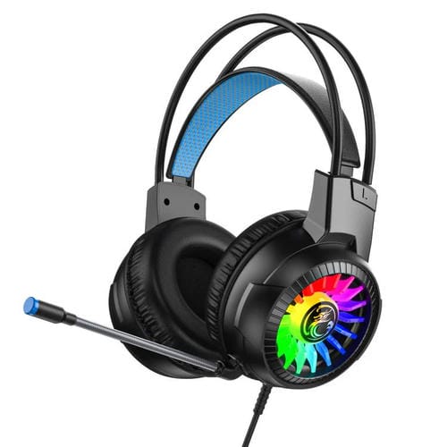 Auriculares iMICE HD-490 RGB Light 7,1 mm para juegos de ordenador y esports con cable y micrófono