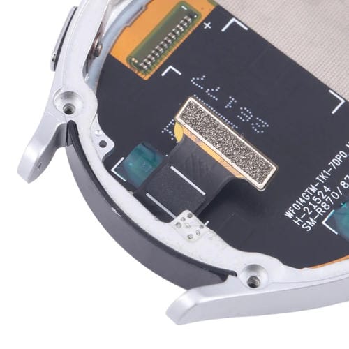 Écran LCD Samsung Galaxy Watch 4 SM-R870 avec Cadre (Argent)