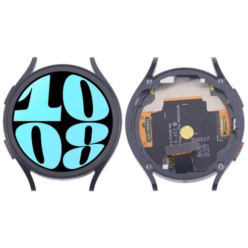 Écran complet Samsung Galaxy Watch6 44 mm SM-R940/R945 avec cadre (Noir)