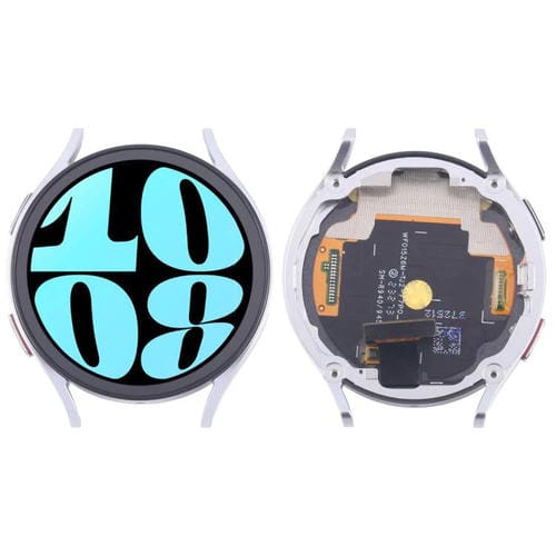 Écran complet Samsung Galaxy Watch6 44 mm SM-R940/R945 avec cadre (argenté)