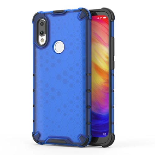 Estuche Honeycomb PC + TPU a Prueba de Golpes para Xiaomi Redmi 7 (Azul)
