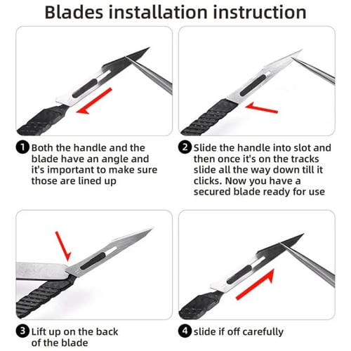 Mango Messer Universal QianLi TX01 aus antistatischem Kohlenstofffaser
