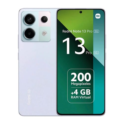 Xiaomi Redmi Note 13 Pro 5G 8Gb/128Gb Púrpura (Aurora Purple) Dual SIM - MOVILSTORE