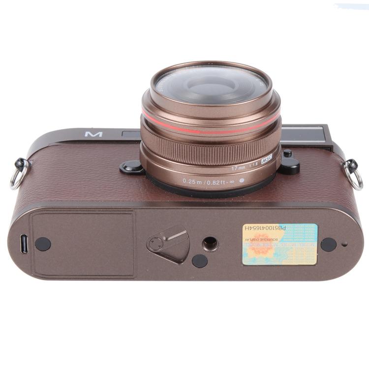 Accesorios de estudio fotográfico para la cámara ficticia Leica M11 (no funcional) (café)