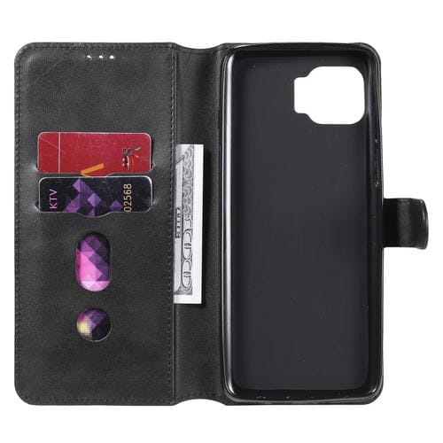 Para Motorola Moto G 5G Plus Classic Calf Texture PU + TPU Funda de cuero con tapa horizontal, con soporte, ranuras para tarjetas y billetera (Negro)