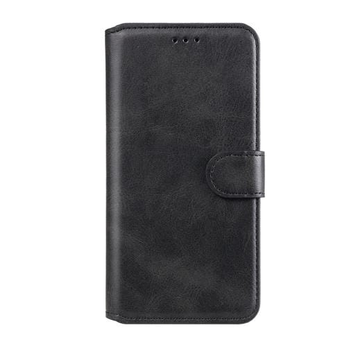 Para Motorola Moto G9 Play Classic Calf Texture PU + TPU Funda de cuero con tapa horizontal, con soporte, ranuras para tarjetas y billetera (Negro)