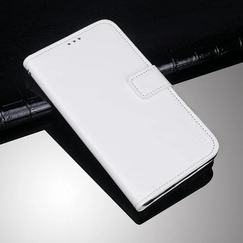 Para Nokia C20 Idewei Crazy Horse Texture Horizontal Flip Funda de cuero con soporte y tragamonedas y billetera (blanco)