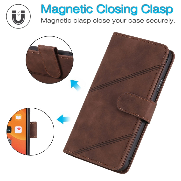 Para Huawei P30 PRO Piel Fee Business Horizontal Flip PU Funda de cuero con soporte y ranuras de tarjetas múltiples y billetera y filo y marco de fotos (marrón)