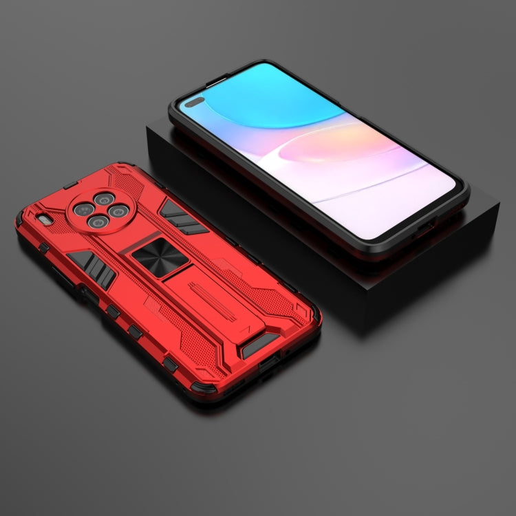 Para Huawei Nova 8i versión exterior Supersonic PC + TPU Funda protectora a prueba de golpes con titular (rojo)
